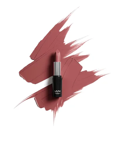 Miniatura 3 de NYX PROFESSIONAL MAKEUP - Lápiz labial satinado Shout Loud, infundido con manteca de karité - 1999 (Taupe)