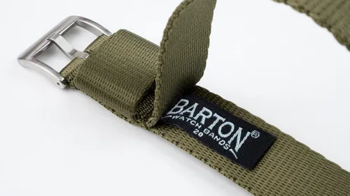 Miniatura 4 de BARTON Elite NATO® Style Correa de reloj - 18mm, 20mm, 22mm o 24mm - Correas de reloj de nailon de cinturón de seguridad