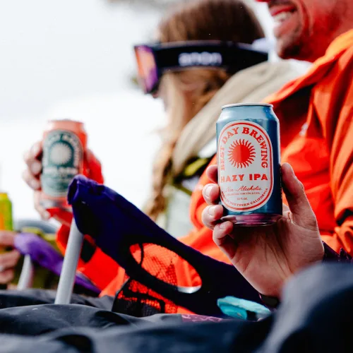 Miniatura 5 de Best Day Brewing Cerveza artesanal sin alcohol, Hazy IPA, paquete de 12, baja en carbohidratos y baja en calorías NA Hazy IPA, sabor a fruta