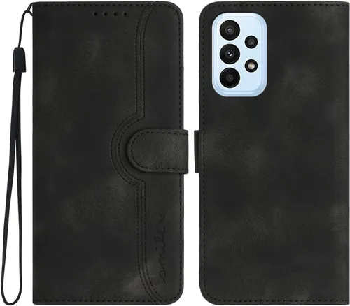 Funda para Samsung Galaxy A53 5G, Premium Smile Magnetic Kickstand a prueba de golpes Ranura para tarjeta de crédito Funda tipo cartera Funda con