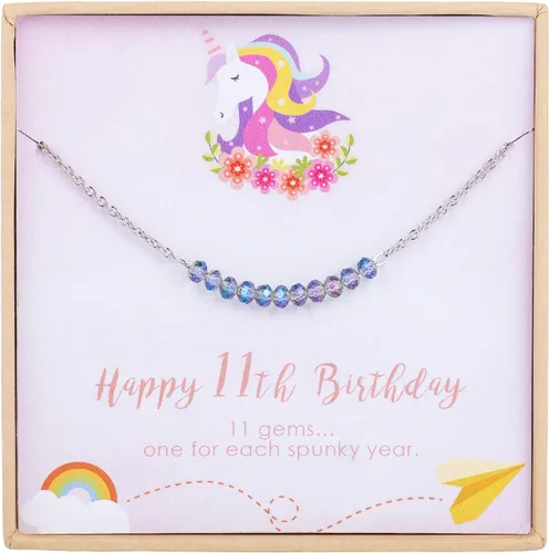 ESSIE ODILA Collar dulce de 10 a 25 años para niñas de cumpleaños, regalos para niñas de 10, 11, 12, 13, 14, 16, 18, 21 años, hija, sobrina,