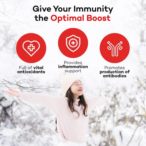 Miniatura 8 de Daiwa Peak Immune 4 - Potenciador natural del sistema inmunológico + aceite de krill Daiwa - Cápsulas de aceite de krill Omega 3
