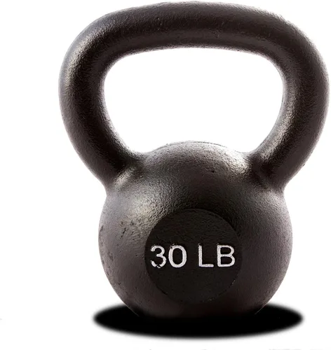 Miniatura 18 de Kettlebell Weights – 5lb to 80lb Cast Iron Kettlebells with Matte Black Finish – Full Body Strength Training & CrossFit Conditioning – Ideal for