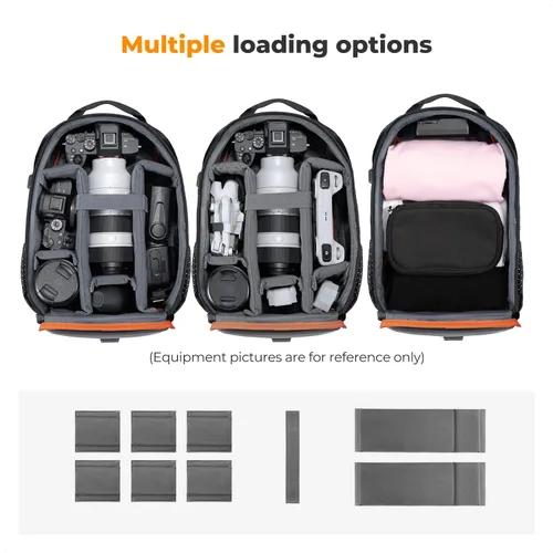 Miniatura 2 de K&F Concept Mochila de cámara para fotógrafos