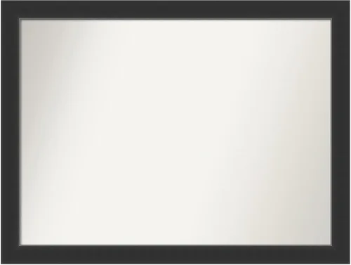 Miniatura 74 de Amanti Art Espejo personalizado, espejo de baño negro Astor, espejo de pared o espejo de tocador de baño sobre el fregadero (25 x 25 pulgadas)
