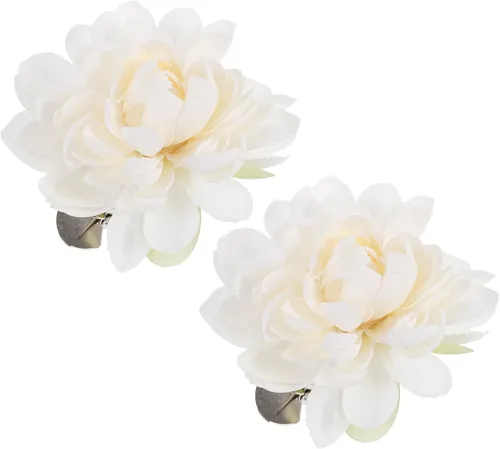 Bridas de cortina para cortinas, 2 piezas de alzapaños de cortina de flores, hebillas de cortina florales, soporte para cortinas, clip de