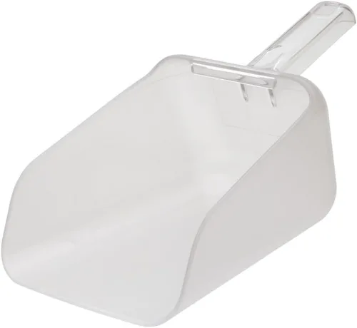 Miniatura 2 de Rubbermaid Commercial FG9F7600CLR - Cuchara con contorno alto para ingredientes pequeños, 64 onzas, transparente, Blanco, 1