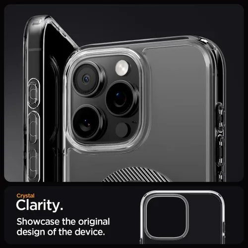 Miniatura 22 de Spigen Funda para iPhone 13 Mini, ultra híbrida MagFit [antiamarilleo] [compatible con Magsafe] - Transparente