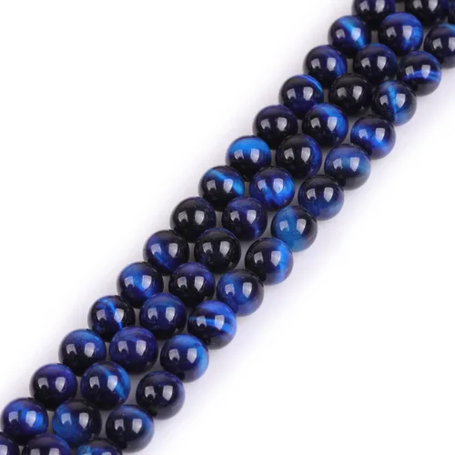 Miniatura 77 de GEM-Inside Cuentas sueltas de amatista natural de 14 mm, gemas de cristal redondo, piedra de energía para hacer joyas, 15 pulgadas Amatista oscura