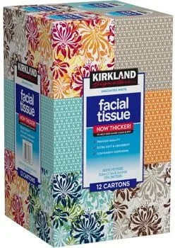 Kirkland Paquete de 12 pañuelos faciales Signature