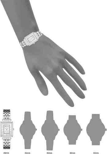 Miniatura 4 de Anne Klein Reloj de pulsera acentuado con purpurina para mujer