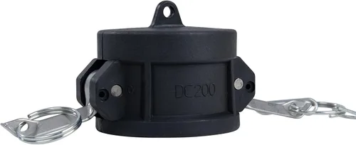 Miniatura 6 de Accesorios Camlock de polipropileno de 2 pulgadas, 2 piezas, tipo CC, tapa antipolvo, presión máxima de 125 psi