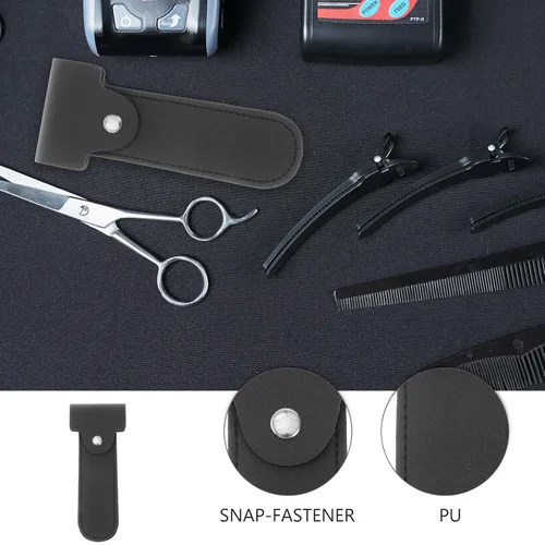 Miniatura 3 de Didiseaon Funda protectora manual para afeitadora de viaje, resistente piel sintética, compacta y segura