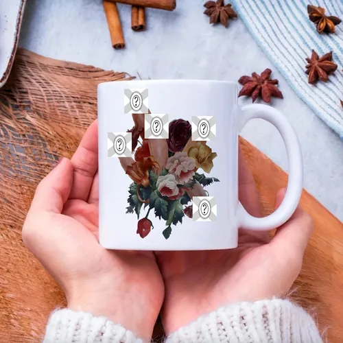 Miniatura 4 de Taza de café divertida con mensaje oculto, regalo de elefante blanco para adultos, taza de café de cerámica de ramo feo, idea de regalo hilarante