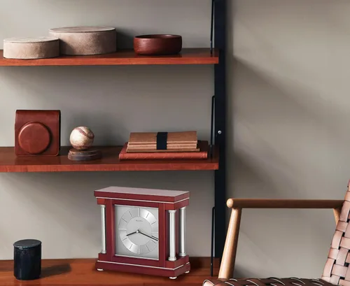 Miniatura 3 de Bulova B7651 Ambiance - Reloj de mesa, color vino oscuro