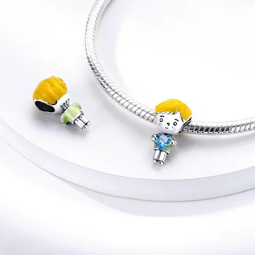 Miniatura 33 de Hapour Dijes de plata de ley 925 para pulseras, collar, joyería europea, colgante de cuentas para mujeres y madres