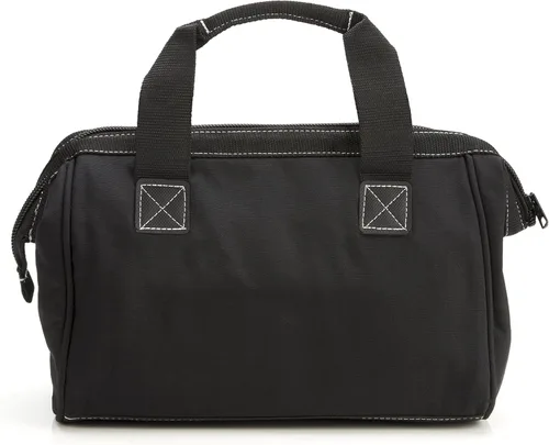 Miniatura 2 de Dickies Bolsa de trabajo de lona duradera de 12 pulgadas para pintores, carpinteros y constructores, cremallera resistente, asas reforzadas