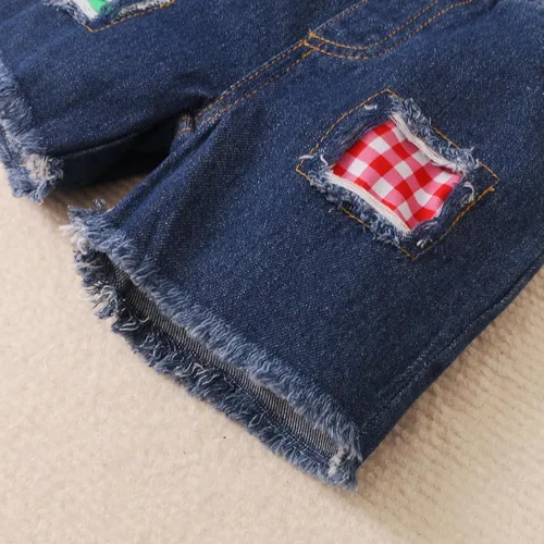Miniatura 6 de Moonker Conjunto de 2 piezas de ropa de verano para bebés y niñas pequeñas con camiseta y pantalones cortos