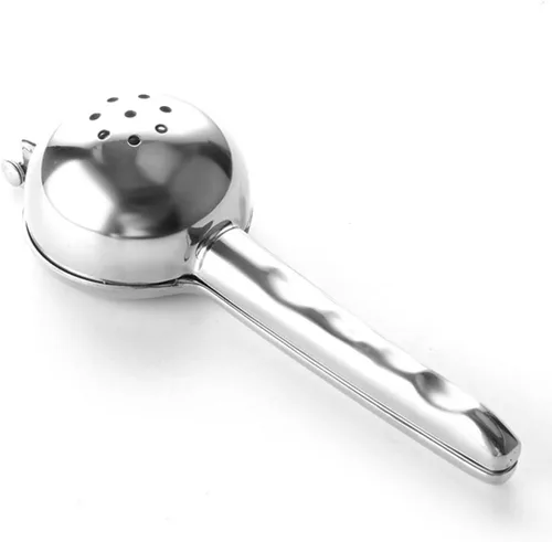 Miniatura 7 de COHEALI Handheld Stainless Steel Lemon Squeezer Manual Fruit Juicer Portable Citrus Press for Kiwi Mango Watermelon Easy to Clean Non-electric