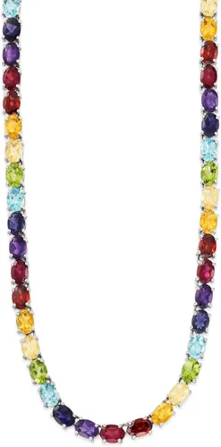 Miniatura 2 de Ross-Simons Collar de tenis con piedras preciosas en plata de ley, Gema, multi