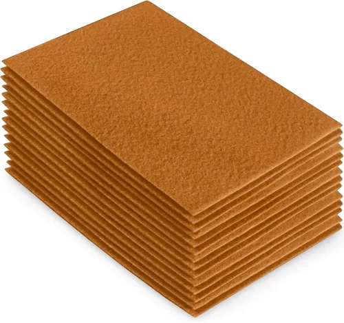 Miniatura 186 de FabricLA Hojas de fieltro acrílico para manualidades, cuadrados de fieltro precortados suaves de 4 x 4 pulgadas (3.9 in x 3.9 in), utiliza hojas