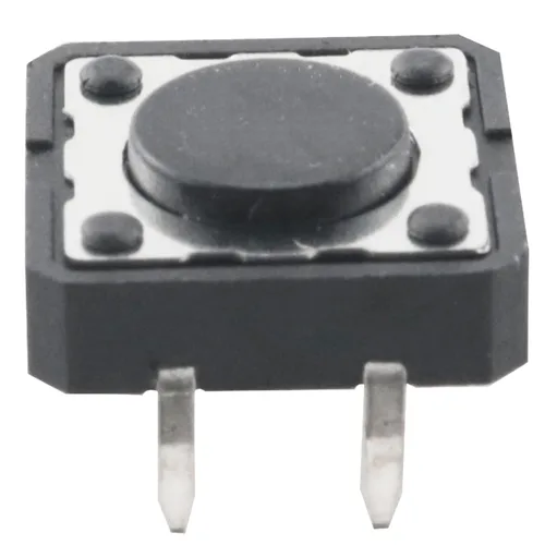 Miniatura 5 de 20 unids 0.472x0.472x0.169 in montaje en superficie botón micro interruptor enchufe en 4 pines para electrónica de consumo electrodomésticos control