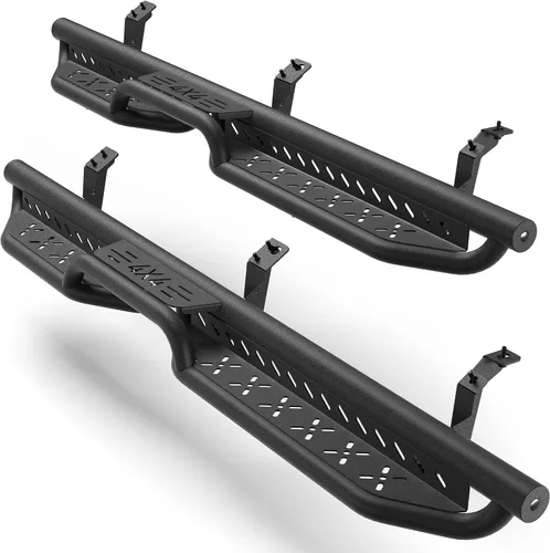 Miniatura 23 de Estribos para Wrangler JK 2007-2018, pasos de trabajo de acero resistente Heavy-Duty Work Steps, 550-LB Capacity, Easy Cab & Bed Access, Jobsite