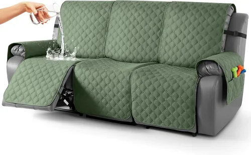 Miniatura 62 de TAOCOCO Fundas reclinables 100% impermeables, con correas para las piernas, funda de sofá reclinable reversible para silla reclinable, protector