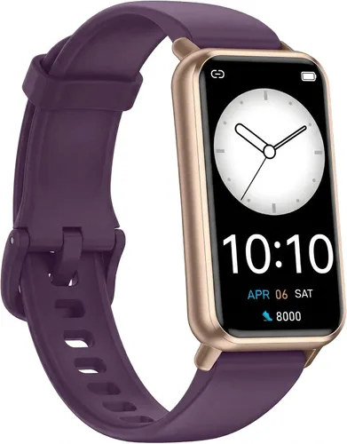 Long Battery Pedometer Watch 14 Days Battery Life, Slim Design No App/Phone Required Fitness Tracker, 50 Meters Waterproof Smart Watch, Heart Rate &