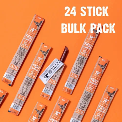 Miniatura 5 de Righteous Felon Palitos de carne Palitos de carne 100% Palitos de carne sin gluten y keto Palitos de carne bajos en azúcar y altos