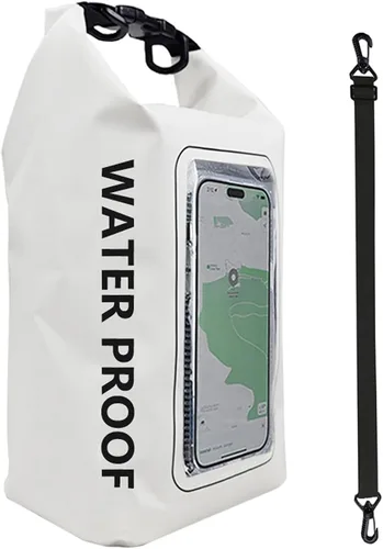 Miniatura 11 de Bolsa impermeable 2 en 1 para acampar al aire libre, playa, bolsa a prueba de arena, mochila impermeable para teléfono celular, accesorios