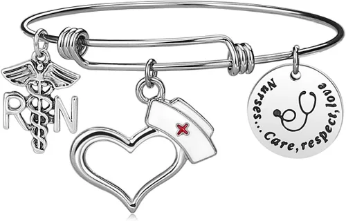 Regalos de enfermera para mujeres Pulsera de enfermera, regalos de graduación de enfermería, regalos de enfermera, regalos de enfermera, regalos de