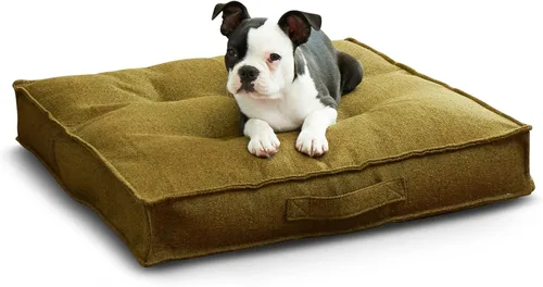Miniatura 9 de Happy Hounds Milo - Cama cuadrada copetuda para perro, cemento, pequeña (24 x 24 pulgadas), 24.0 pulgadas de largo x 24.0 pulgadas de ancho x 5.0