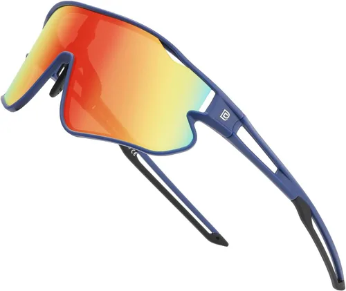 Miniatura 33 de DUCO Gafas de sol para niños y jóvenes, ligeras, con montura TR90, UV400, para béisbol, ciclismo, para niños y niñas, DK268