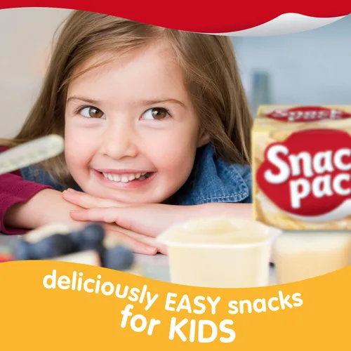 Miniatura 7 de Snack Pack Tazas de pudín con sabor a pastel de crema de plátano, 3.25 onzas, 4 unidades (paquete de 12)