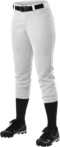 Miniatura 9 de Alleson Athletic Girls Belt Loop Fastpitch Pant Escarlata