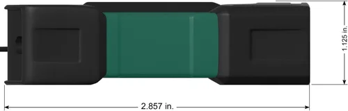 Miniatura 3 de Battery Tender Inversor de corriente de 120 vatios, inversor de coche de 12 voltios CC a 115 voltios de CA con adaptador de coche USB dual de 5