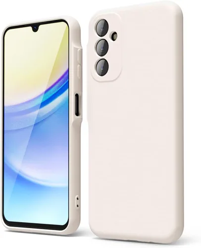 Miniatura 78 de oakxco Funda para teléfono Samsung Galaxy A12 con agarre de silicona líquida, linda delgada fina suave cubierta de gel de goma TPU lisa para mujeres