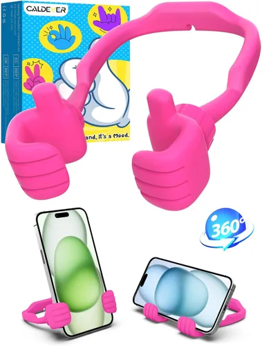 Miniatura 20 de Regalos para adolescentes, niños, niñas, adultos, día del padre: Thumbs Up Lazy Phone Stand Soporte de teléfono celular para escritorio para niños