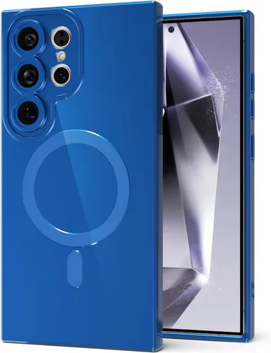 Miniatura 104 de Svanove para Samsung Galaxy S22 Funda de teléfono de silicona magnética, compatible con Magsafe, linda para mujeres, brillante color brillante, gel