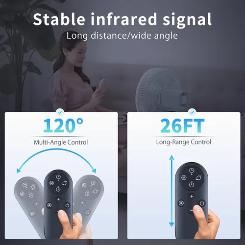 Miniatura 3 de RETROSUN Mando a Distancia de Repuesto para Ventilador Oscilante de Torre Lasko Ascend 36" OST100