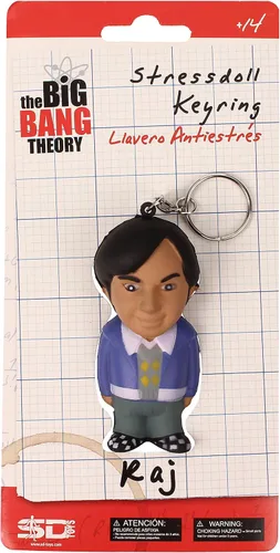 Miniatura 6 de The Big Bang Theory Rajesh Koothrappali Juguete antiestrés clave Cadena