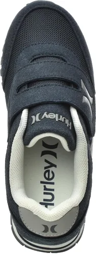 Miniatura 4 de Hurley Tenis unisex con cierre de velcro para niños, para correr y caminar, tenis de moda para niños pequeños, niños pequeños y niños grandes