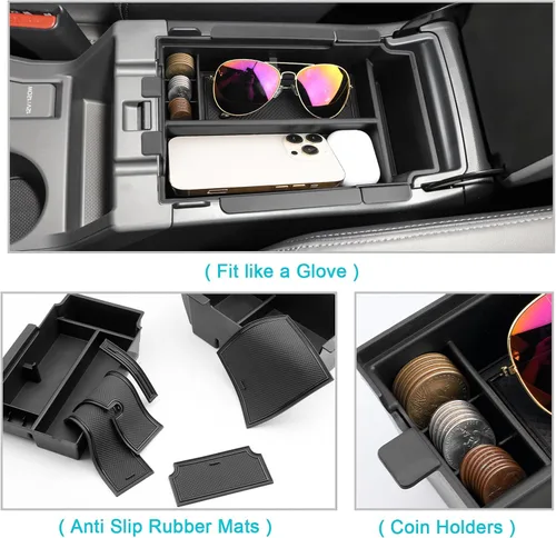 Miniatura 4 de CDEFG Bandeja organizadora de consola central Crosstrek 2024 2025 2026 para Subaru Crosstrek Hybrid Impreza 2024 2025 2026, accesorios para consola