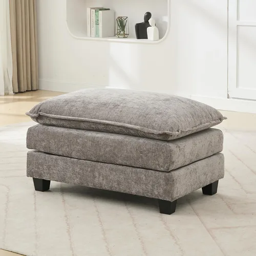 Miniatura 59 de Juego de sofá seccional modular de gran tamaño, sofá de nube convertible de asiento profundo, sofá esquinero grande en forma de L con cojines Beige