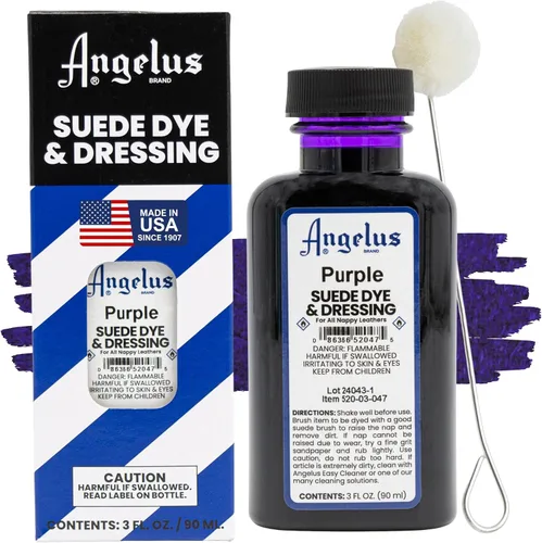 Miniatura 14 de Angelus Tinte para Gamuza - Beige - 3 oz Tinte Líquido Premium para Gamuza, Nubuck y Cuero Napa