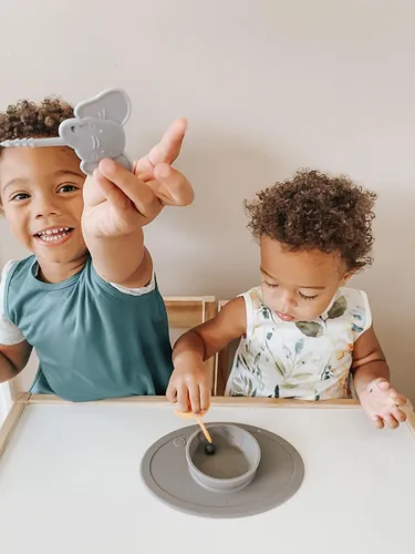 Miniatura 7 de BapronBaby Garden Foodie Picks (paquete de 2 unidades, rana y mariposa), utensilios para niños pequeños + preescolares, sin BPA, aptos