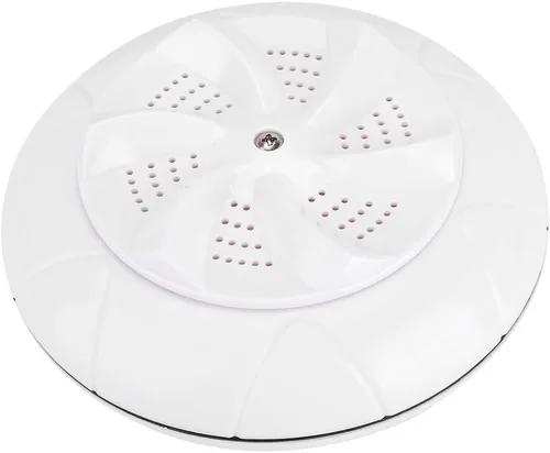 Miniatura 3 de Mini Ultrasonido Turbo Lavadora Lavadora Automática Portátil Lavadora, Lavadora Turbo Ultrasonido Hogar Pequeña Lavadora para Viajes Hogar (blanco)