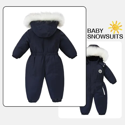 Miniatura 2 de Traje de nieve para niños pequeños, chaquetas de esquí, traje para niños, ropa de bebé, abrigo impermeable