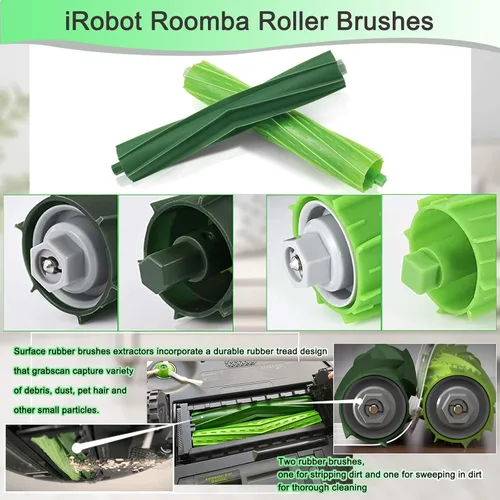 Miniatura 3 de Piezas de repuesto para iRobot Roomba i3 i3+ i4 i4+ i5 i5+ i7 i7+ i8 i8+ j5 j5+ j7 E5 E6 E7 series e, i y j Aspiradoras Robot Kit de Reposición 2